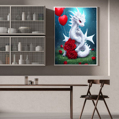 Cartoon Pterosaur - Full Round Drill Diamond Painting 30*40CM