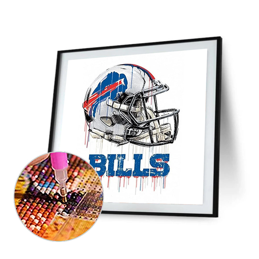 Buffalo Bills - Full Round Drill Diamond Painting 40*40CM