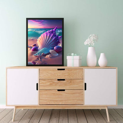 Beach Sea Shells - Full Round Drill Diamond Painting 40*50CM