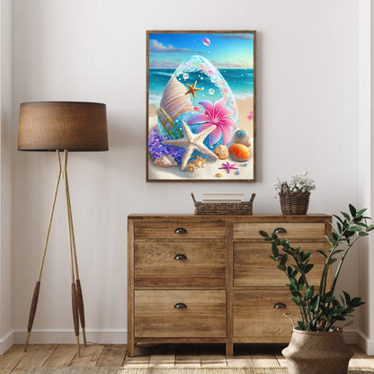 Beach Sea Shells - Full Round Drill Diamond Painting 40*50CM