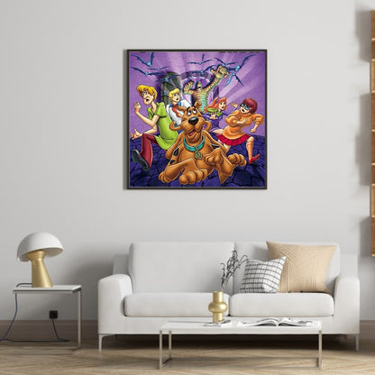 Scooby Doo Where Are You - Full Round Drill Diamond Painting 40*40CM