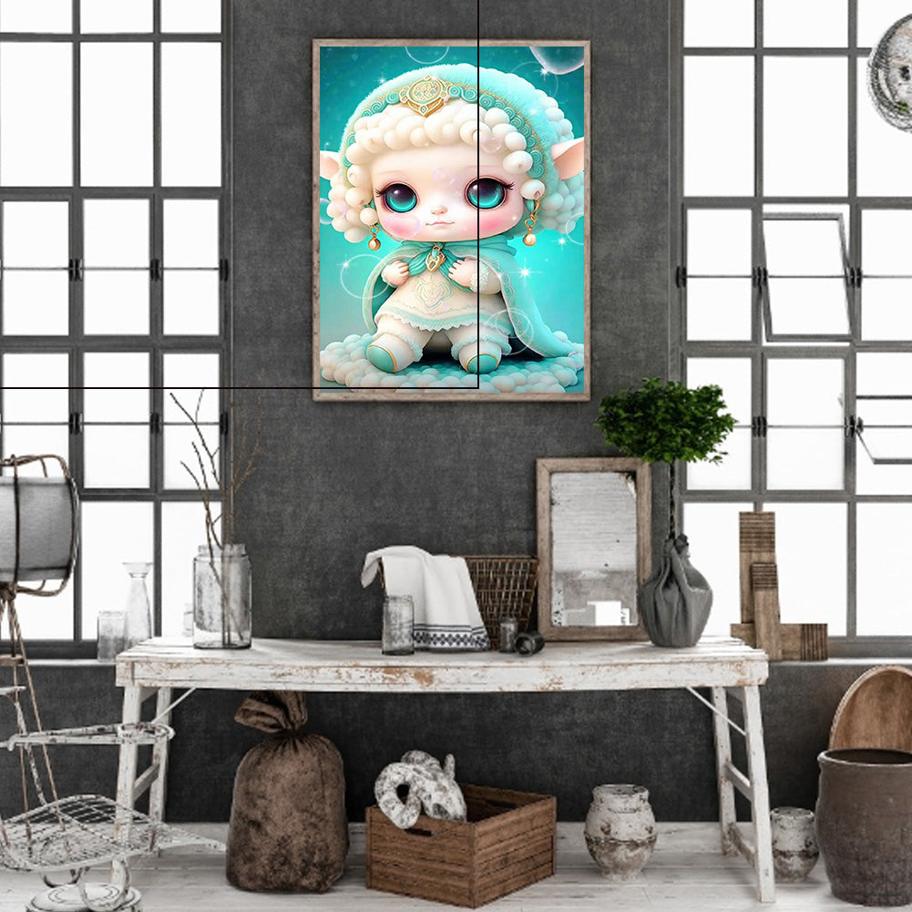 12 Zodiac Sheep - Full Round Drill Diamond Painting 30*40CM