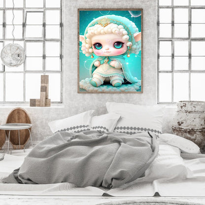 12 Zodiac Sheep - Full Round Drill Diamond Painting 30*40CM
