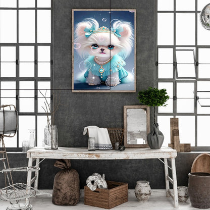 12 Zodiac Dogs - Full Round Drill Diamond Painting 30*40CM