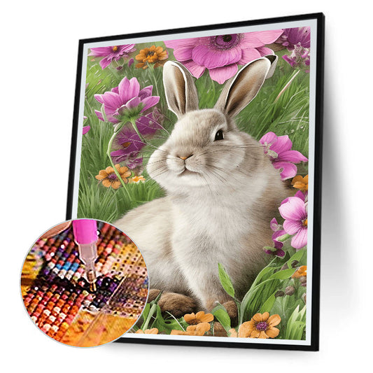 Easter Bunny - Full Round Drill Diamond Painting 30*40CM
