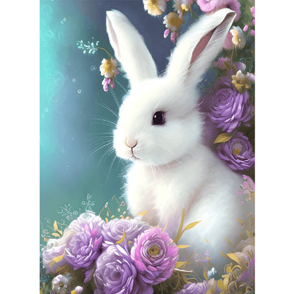 Easter Bunny - Full Round Drill Diamond Painting 30*40CM
