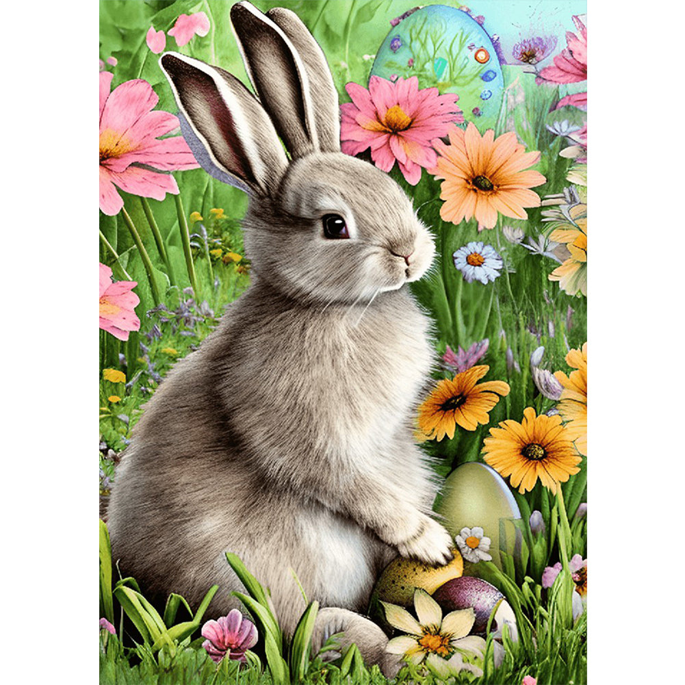 Easter Bunny - Full Round Drill Diamond Painting 30*40CM
