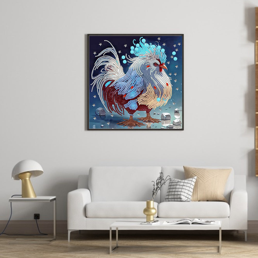 Chinese Zodiac Animals - Special Shaped Drill Diamond Painting 30*30CM