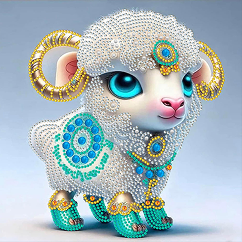 Chinese Zodiac Animals - Special Shaped Drill Diamond Painting 30*30CM