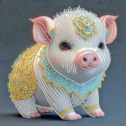 Chinese Zodiac Animals - Special Shaped Drill Diamond Painting 30*30CM