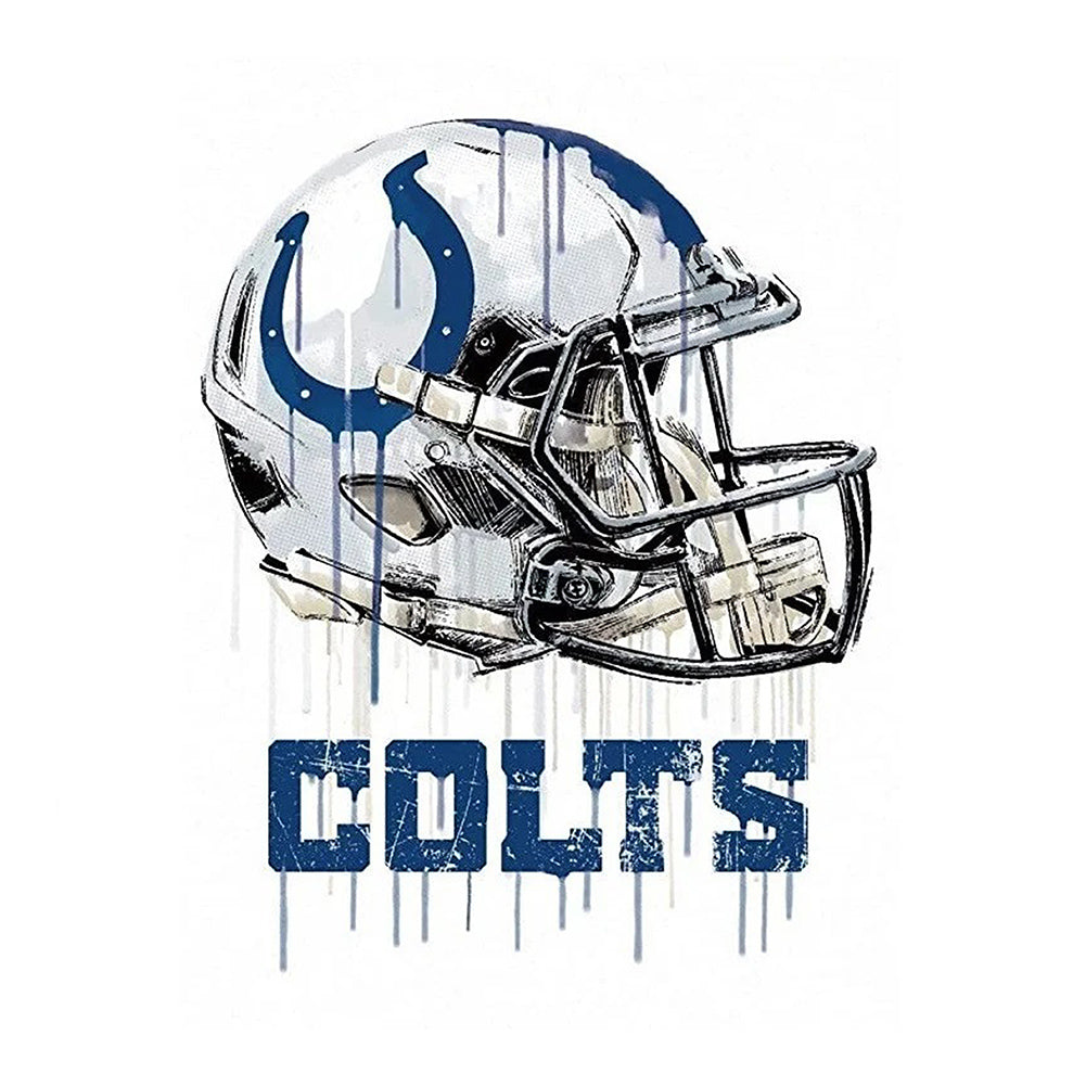 Indianapolis Colts - Full Round Drill Diamond Painting 30*30CM