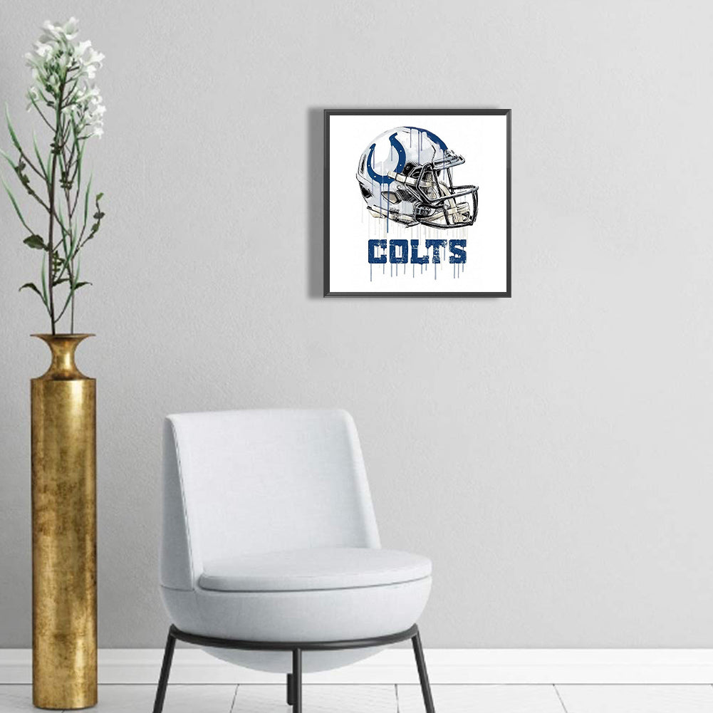 Indianapolis Colts - Full Round Drill Diamond Painting 30*30CM