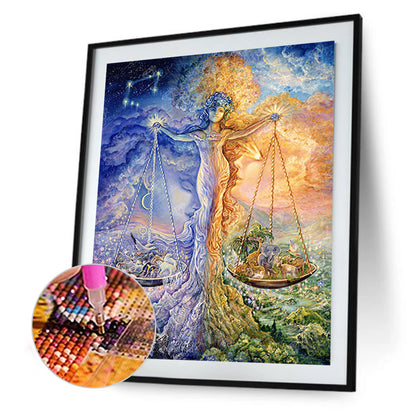 Goddess Of Nature - Full Square Drill Diamond Painting 30*40CM
