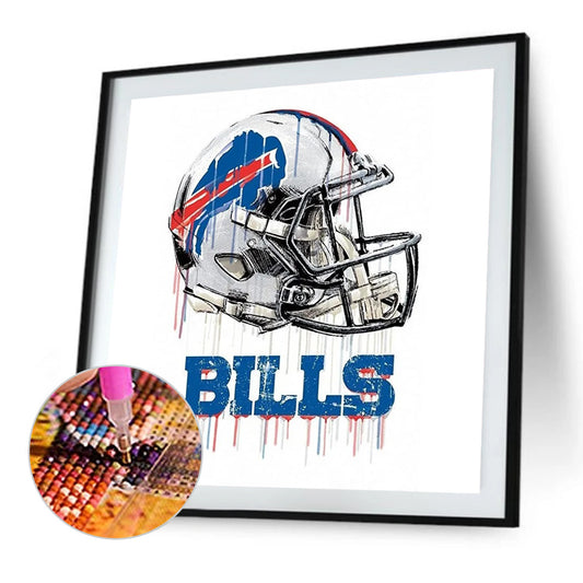 Buffalo Bills - Full Round Drill Diamond Painting 50*50CM