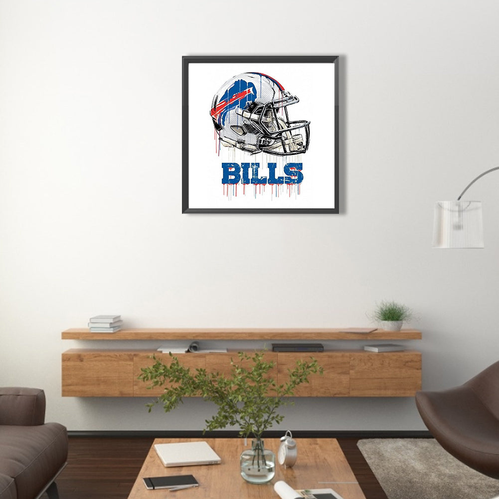 Buffalo Bills - Full Round Drill Diamond Painting 50*50CM