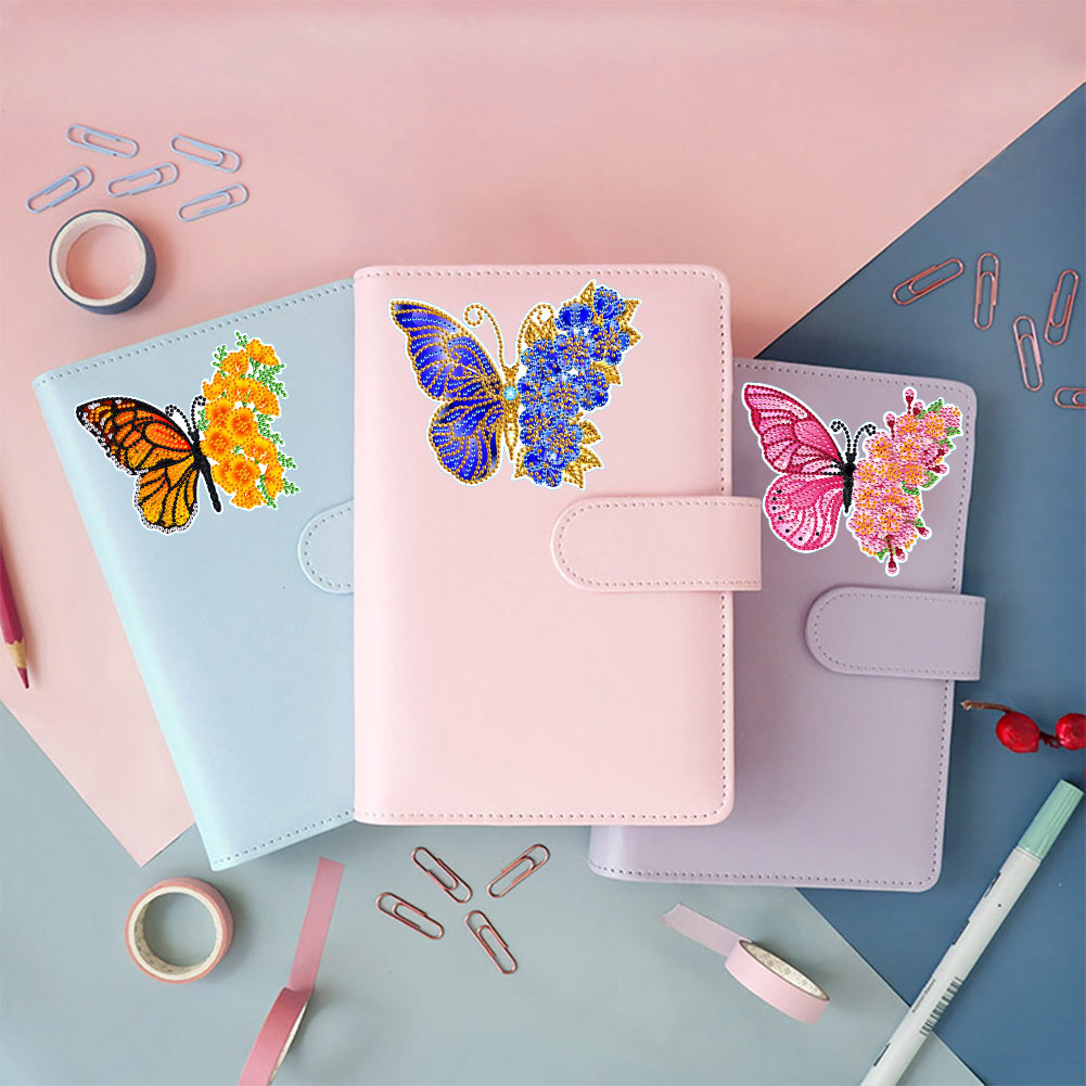 4pcs Diamonds Mosaic Stickers Art Craft DIY Creative for Kids Adult Gift Rewards