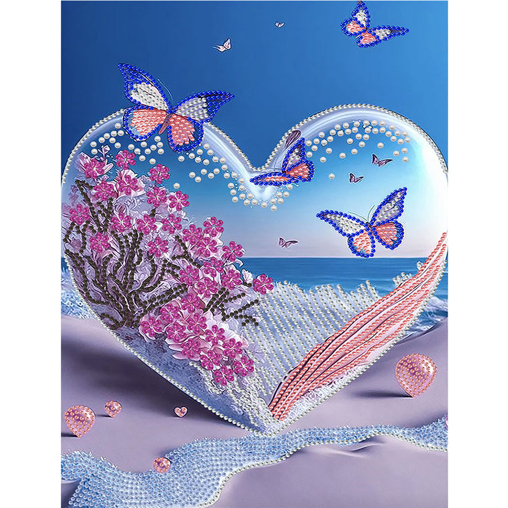 Dreamy Seaside Beach Shells - Special Shaped Drill Diamond Painting30*40CM
