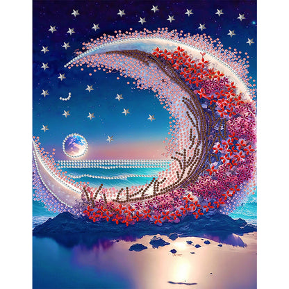 Dreamy Seaside Beach Shells - Special Shaped Drill Diamond Painting30*40CM