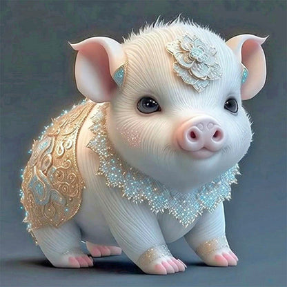 Zodiac Pig - Full Square Drill Diamond Painting 30*30CM