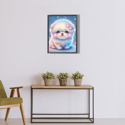 Fantasy Cartoon Puppy - Full Round Drill Diamond Painting 30*40CM