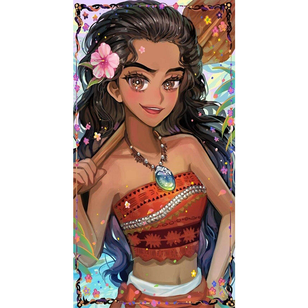 Moana - Full Round Drill Diamond Painting 30*50CM