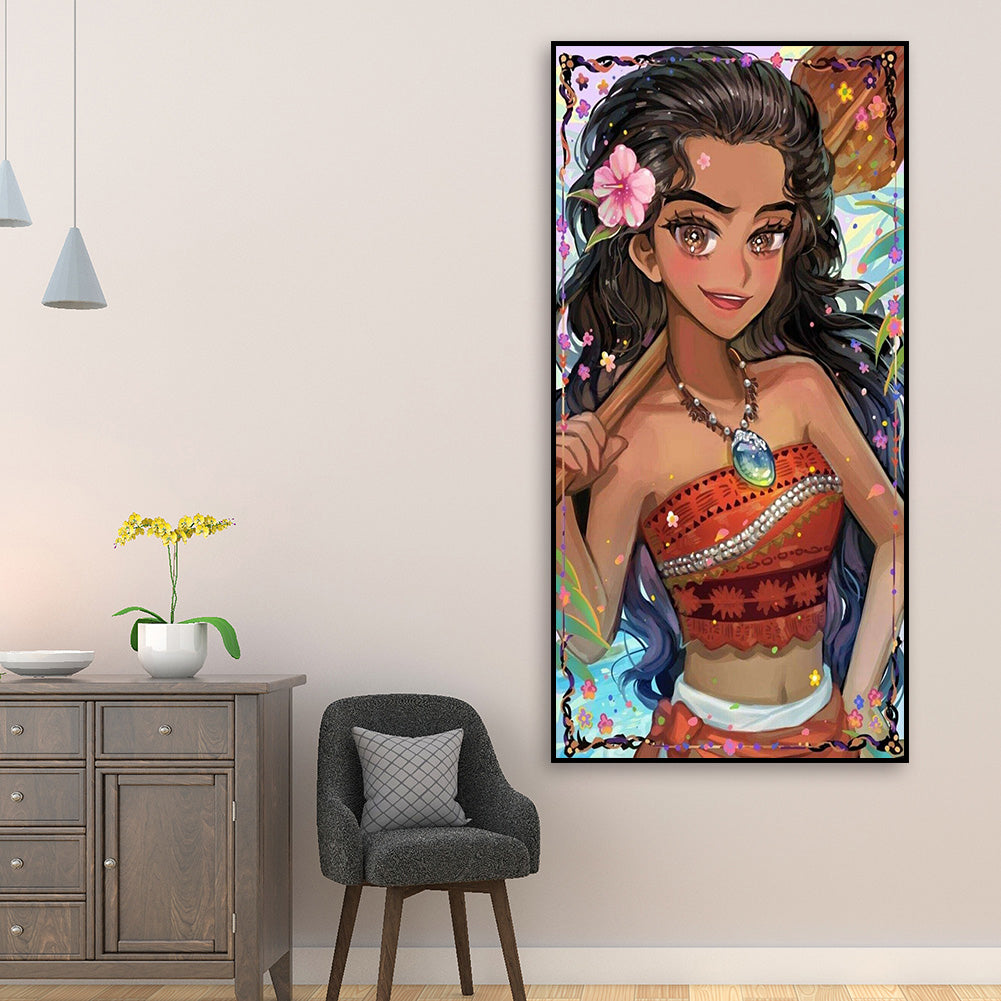 Moana - Full Round Drill Diamond Painting 30*50CM