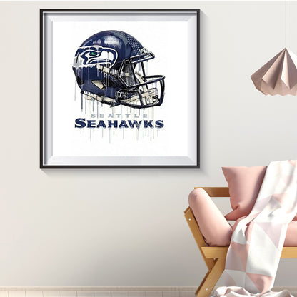 Seattle Seahawks - Full Round Drill Diamond Painting 40*40CM