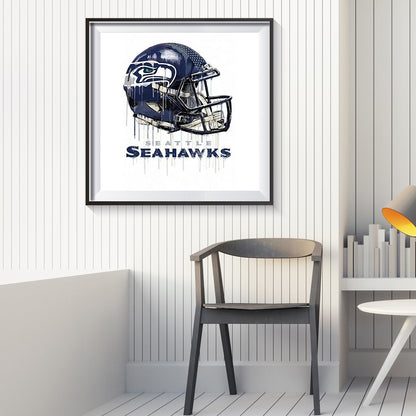Seattle Seahawks - Full Round Drill Diamond Painting 40*40CM