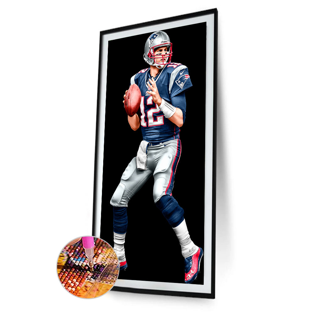 Football Area - Full Round Drill Diamond Painting 30*50CM