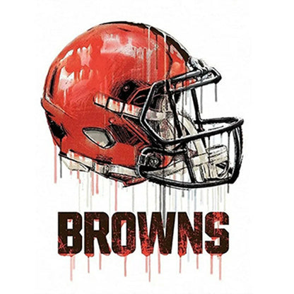 Cleveland Browns - Full Round Drill Diamond Painting 40*40CM