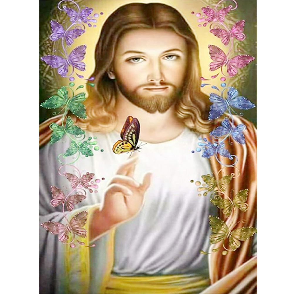Religion Jesus - Full Round Drill Diamond Painting 30*40CM