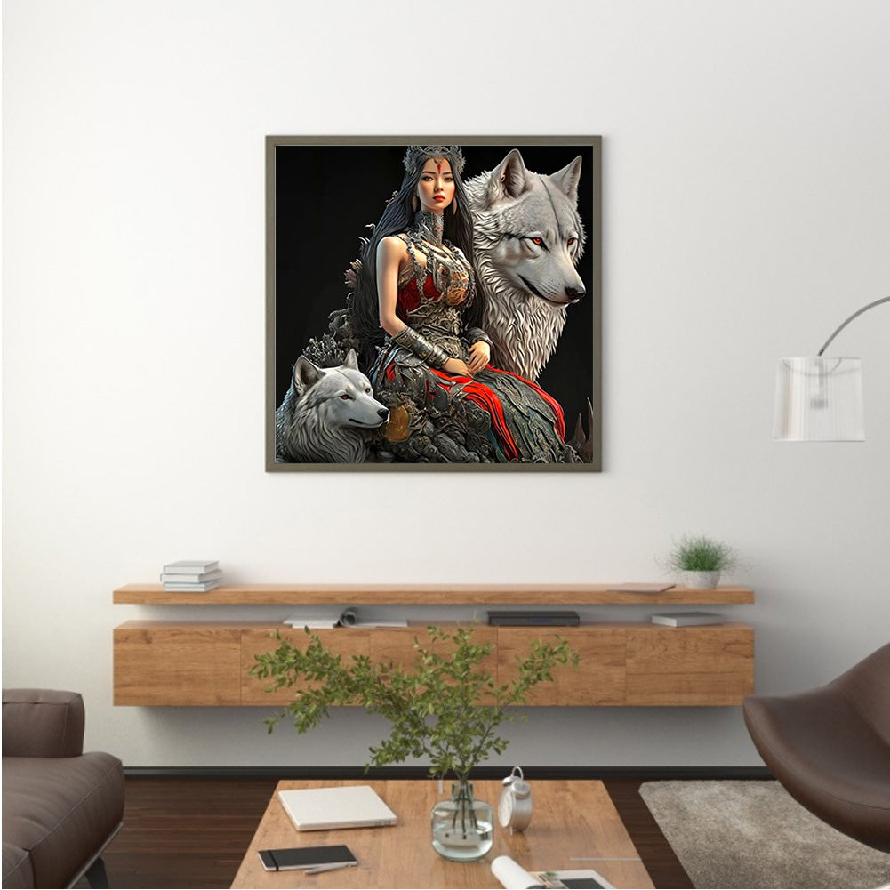 Beauty And The Beast - Full Round Drill Diamond Painting 40*40CM