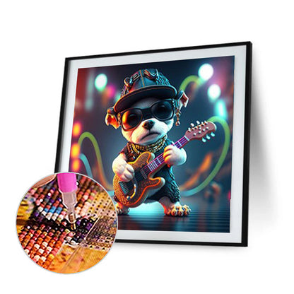 Rock Puppy - Full Round Drill Diamond Painting 30*30CM