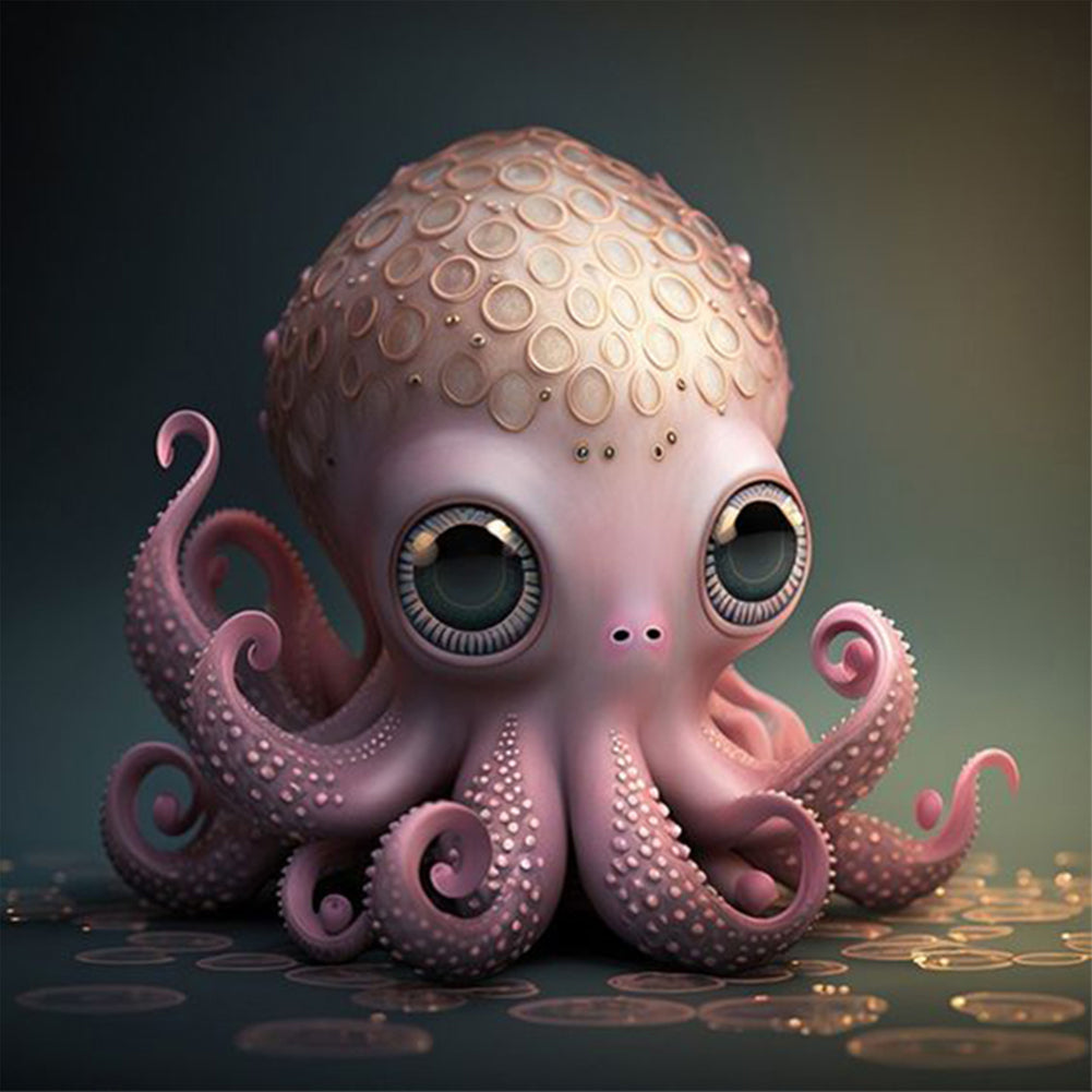 Octopus - Full Round Drill Diamond Painting 35*35CM