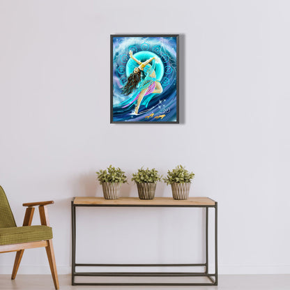 Pisces Totem - Full Round Drill Diamond Painting 30*40CM