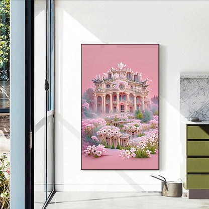 Little Daisy Palace - Full Round Drill Diamond Painting 45*70CM