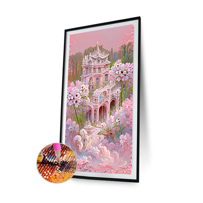 Little Daisy Palace - Full Round Drill Diamond Painting 45*70CM