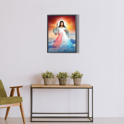 Religion Jesus - Full Round Drill Diamond Painting 30*40CM