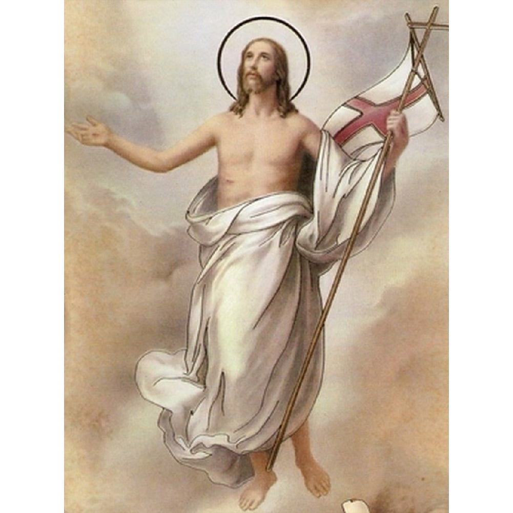 Religion Jesus - Full Round Drill Diamond Painting 30*40CM