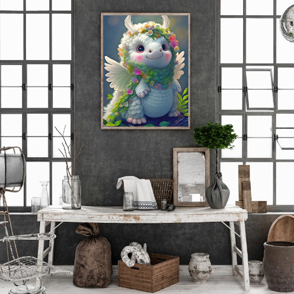 Chinese Zodiac Dragon - Full Round Drill Diamond Painting 30*40CM