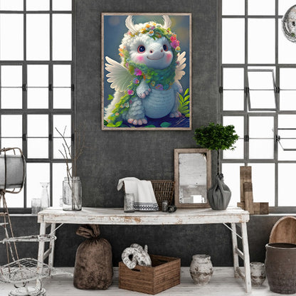 Chinese Zodiac Dragon - Full Round Drill Diamond Painting 30*40CM