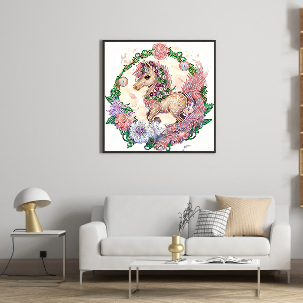 Comic Version Zodiac Animal - Special Shaped Drill Diamond Painting 30*30CM