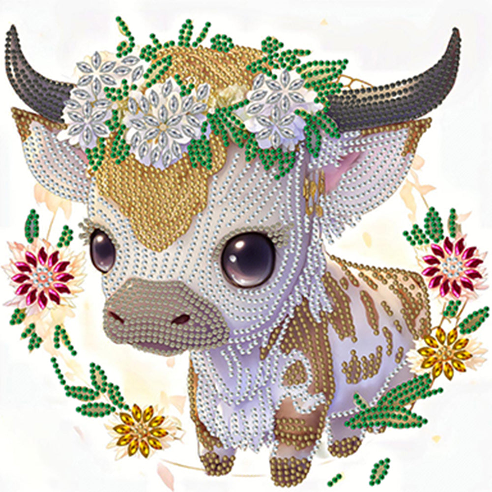 Comic Version Zodiac Animal - Special Shaped Drill Diamond Painting 30*30CM