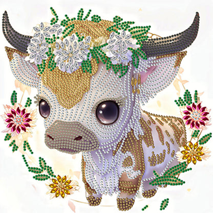 Comic Version Zodiac Animal - Special Shaped Drill Diamond Painting 30*30CM