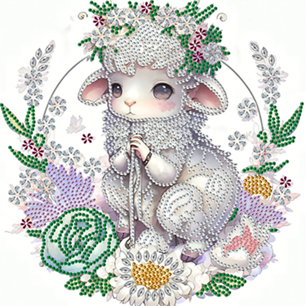 Comic Version Zodiac Animal - Special Shaped Drill Diamond Painting 30*30CM