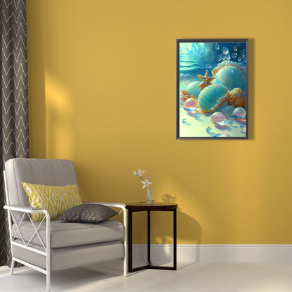 Seaside Pearl Shell - Full Round Drill Diamond Painting 40*50CM