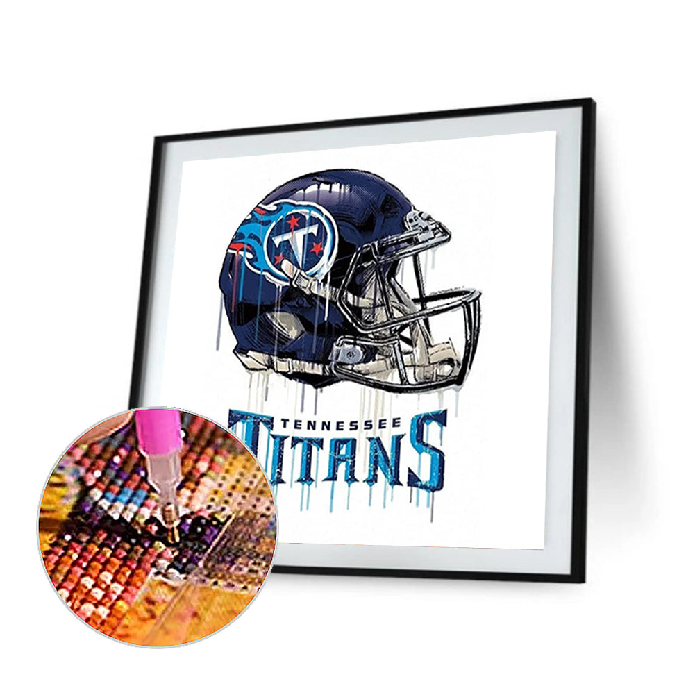 Tennessee Titans Football Team - Full Round Drill Diamond Painting 50*50CM