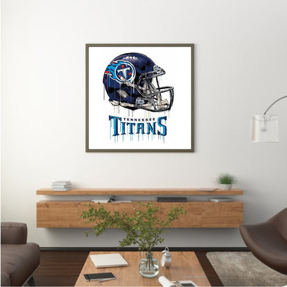 Tennessee Titans Football Team - Full Round Drill Diamond Painting 50*50CM