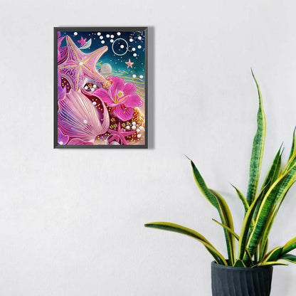 Dream Shell - Special Shaped Drill Diamond Painting 30*40CM
