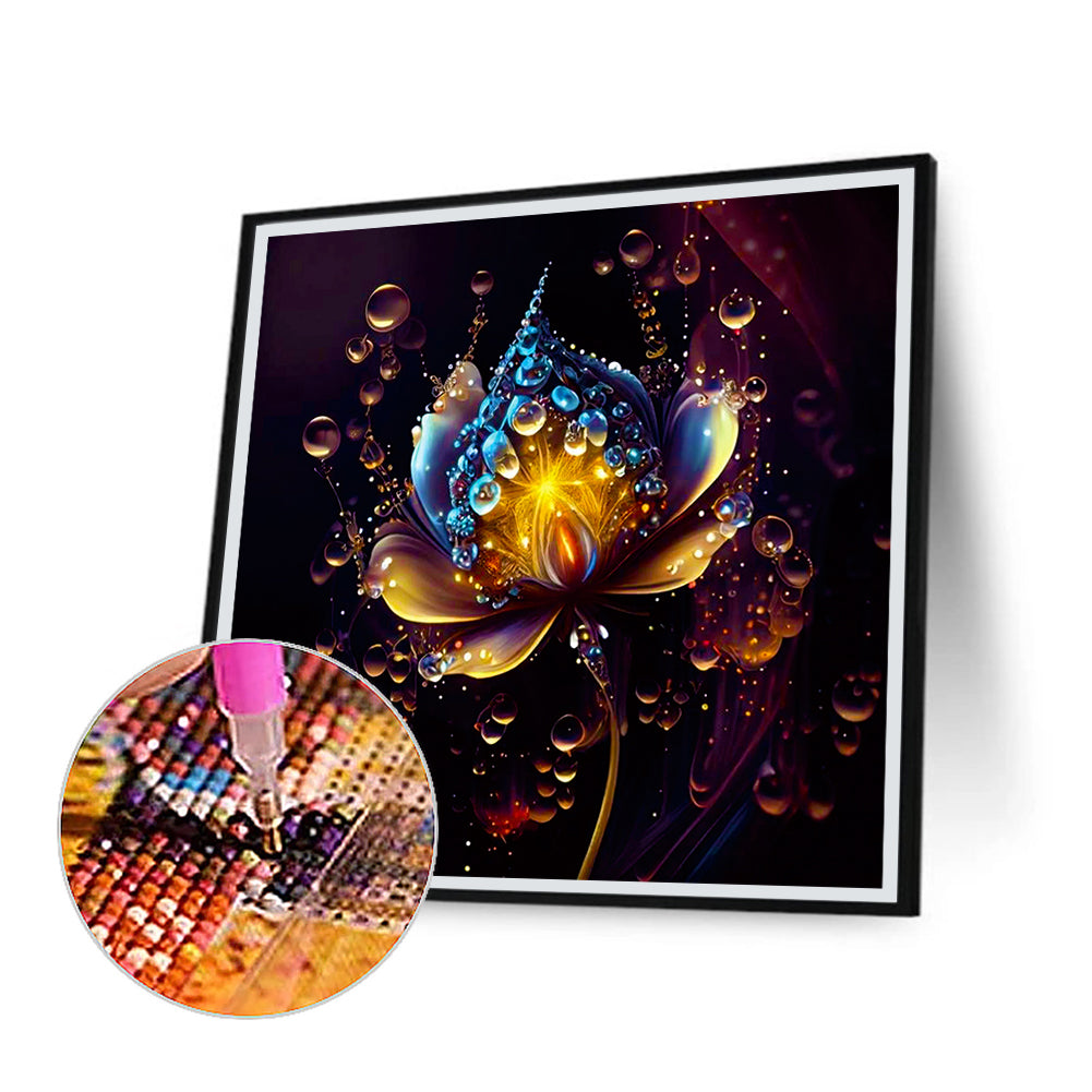 Crystal Flower - Full Round Drill Diamond Painting 30*30CM